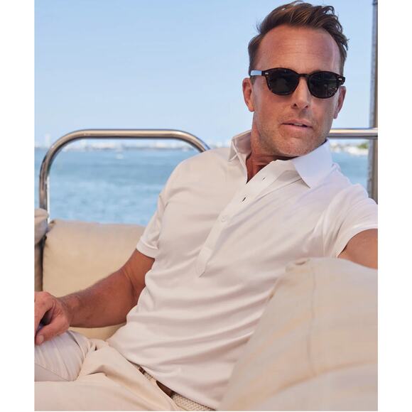 NWOT COLLARS & Co POLO SHIRT SZ M RELAXED FIT - Picture 3 of 5